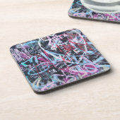 Graffiti-Untersetzer Untersetzer (Linke Seite)