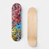 Graffiti Urban 18 Decoupage Skateboard (Vorderseite)