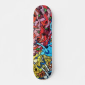 Graffiti Urban 18 Decoupage Skateboard (Vorne)