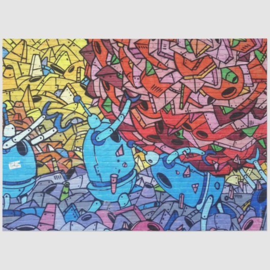 Graffiti Urban 18 Dekoupage Tissue Seidenpapier (Vorderseite)