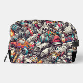 Graffiti Urban Art Waschbeutel (Rückseite)