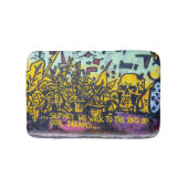 Graffiti Urban Street Art Abstrakt Badematte (Vorderseite)