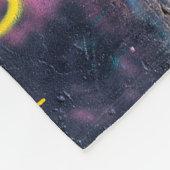 Graffiti Urban Street Art Abstrakt Fleecedecke (Ecke)