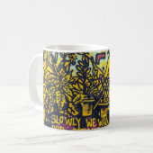 Graffiti Urban Street Art Abstrakt Kaffeetasse (Vorderseite Links)