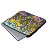 Graffiti Urban Street Art Abstrakt Laptopschutzhülle (Vorne Knopf)