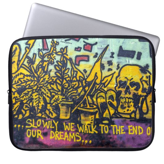 Graffiti Urban Street Art Abstrakt Laptopschutzhülle (Vorderseite)