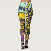 Graffiti Urban Street Art Abstrakt Leggings (Rückseite)