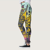 Graffiti Urban Street Art Abstrakt Leggings (Links)