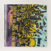 Graffiti Urban Street Art Abstrakt Puzzle (Horizontal)