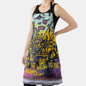 Graffiti Urban Street Art Abstrakt Schürze (InSitu)