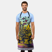 Graffiti Urban Street Art Abstrakt Schürze (Getragen)