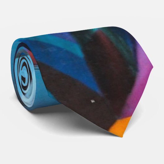 Graffiti Urban Street Art Krawatte (Gerollt)