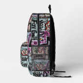 Graffiti Urban Street Cool Grunge Modern Unique Bedruckter Rucksack (Rechts)