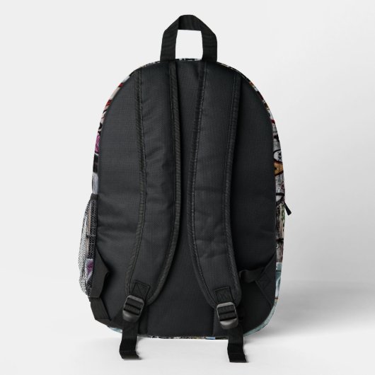 Graffiti Urban Street Cool Grunge Modern Unique Bedruckter Rucksack (Rückseite)