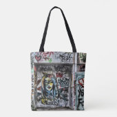 Graffiti Urban Street Cool Grunge Modern Unique Tasche (Rückseite)