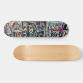 Graffiti Urban Street Modern Cool Grunge Art Skateboard (Horizontal)