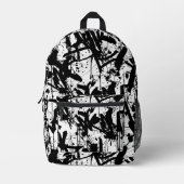 Graffiti Urban Streetwear Muster  Bedruckter Rucksack (Vorderseite)