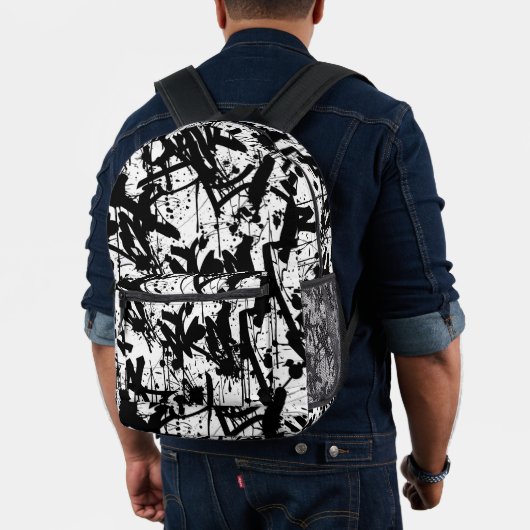 Graffiti Urban Streetwear Muster  Bedruckter Rucksack (Insitu (Modell))