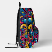 Graffiti Urban Streetwear Pattern  Bedruckter Rucksack (Links)