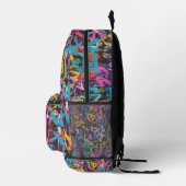 Graffiti Urban Streetwear Pattern Bedruckter Rucksack (Rechts)