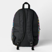 Graffiti Urban Streetwear Pattern Bedruckter Rucksack (Rückseite)