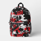Graffiti Urban Streetwear Pattern Bedruckter Rucksack (Vorderseite)