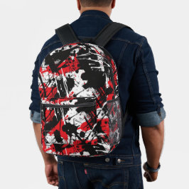 Graffiti Urban Streetwear Pattern Bedruckter Rucksack