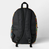 Graffiti Urban Streetwear Pattern Bedruckter Rucksack (Rückseite)