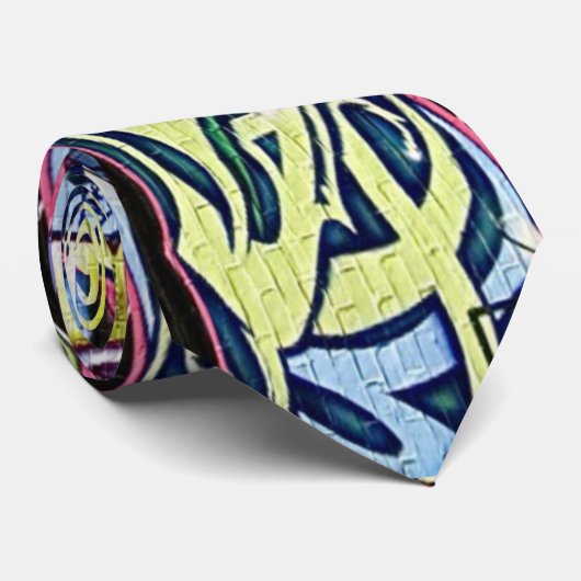 Graffiti Urbanite-Krawatte Krawatte (Gerollt)