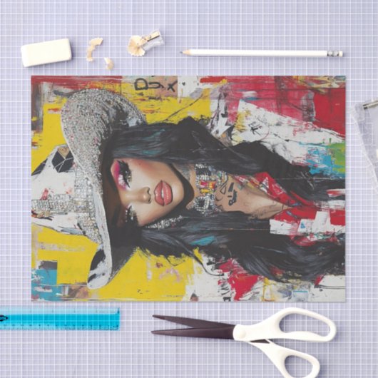 Graffiti Vibes3 Seidenpapier (Handwerk)