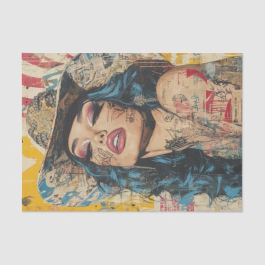 Graffiti Vibes6 Seidenpapier (Vorderseite)