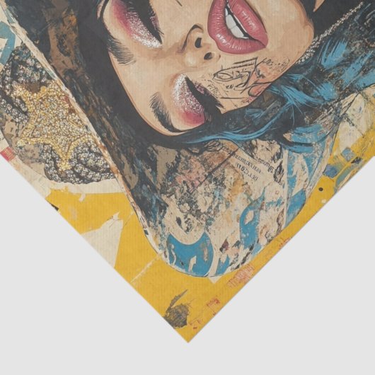 Graffiti Vibes6 Seidenpapier (Ausschnitt)