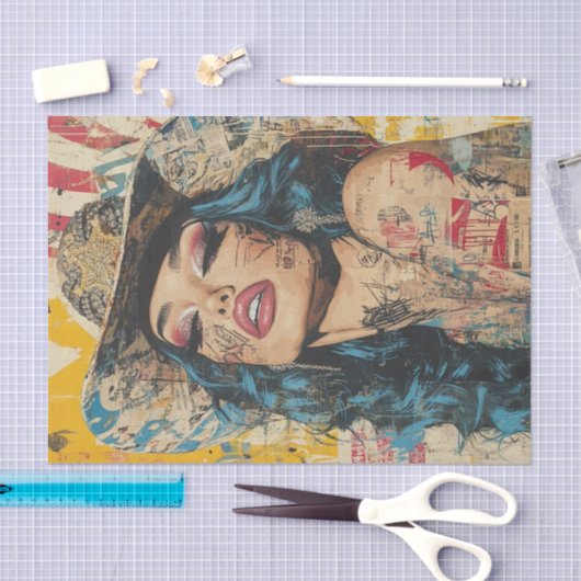 Graffiti Vibes6 Seidenpapier (Handwerk)