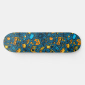 Graffiti Video Gamer Cooles Skateboard (Horizontal)