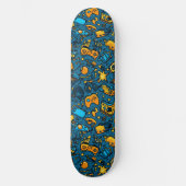 Graffiti Video Gamer Cooles Skateboard (Vorderseite)