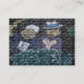 Graffiti-Visitenkarte Visitenkarte (Rückseite)