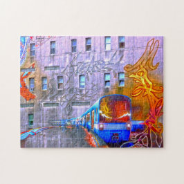 Graffiti von Montreal. Puzzle