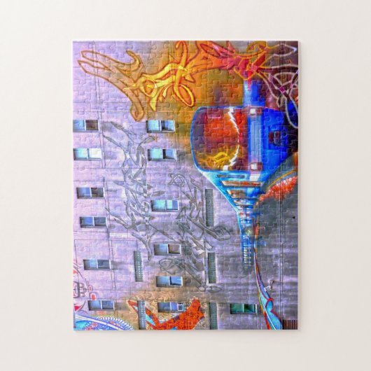 Graffiti von Montreal. Puzzle (Vertikal)