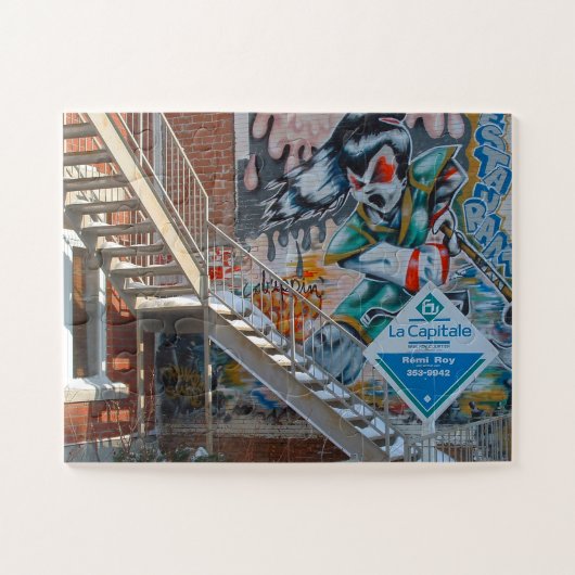 Graffiti von Montreal. Puzzle (Horizontal)