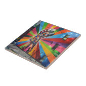 Graffiti von New York Fliese (Seite)