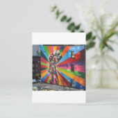 Graffiti von New York Postkarte (Stehend Vorderseite)