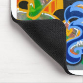 Graffiti Wall Art Mousepad (Ecke)