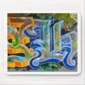 Graffiti Wall Art Mousepad (Vorne)