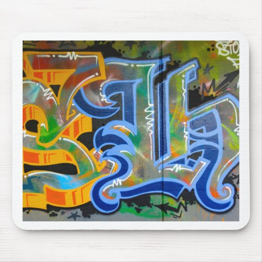 Graffiti Wall Art Mousepad (Vorne)