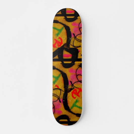 Graffiti wall Art Skateboard (Vorne)