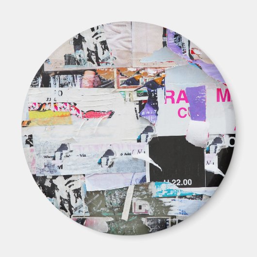 Graffiti Wall Banksy Style Tortopapier Magnet (Vorne)