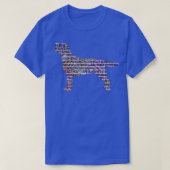 Graffiti Wall Dog T-Shirt (Design vorne)