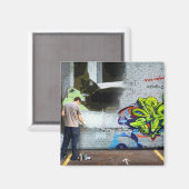Graffiti Wall Lucy Magnet (Vorderseite/Rückseite)