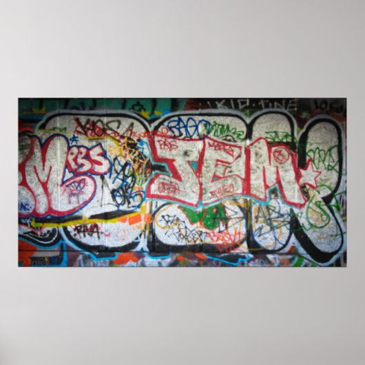 Graffiti Wall Poster (Vorne)