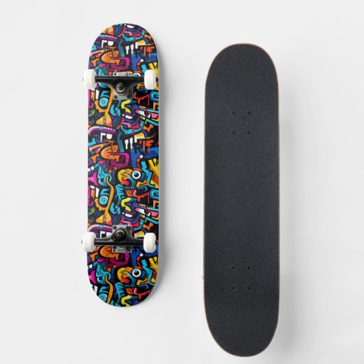 Graffiti Wall Skateboard (Vorderseite)